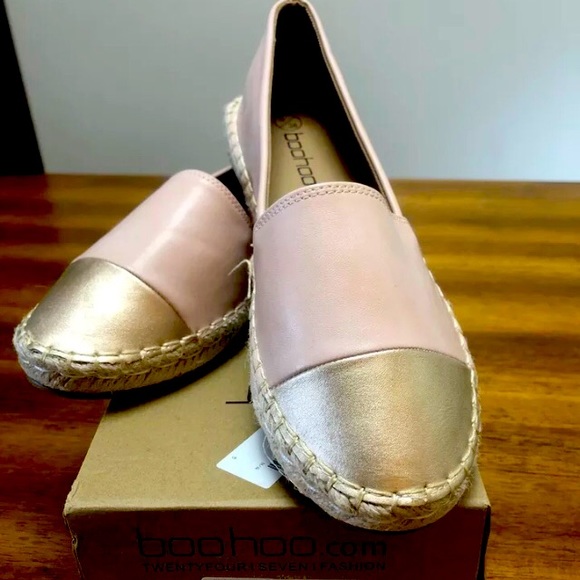 Boohoo Shoes - NEW WITH BOX NUDE ESPADRILLES SIZE 7